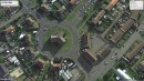 Roundabout in Penywaun, Wales, UK