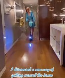Paris Hilton on E-Scooter