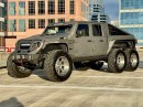 Jeep Gladiator-based Apocalypse Hellfire 6x6 is asking $199,990