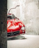 Suspended Mercedes-Benz 300 SL Gullwing rendering