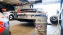 Porsche 911 GT3 Cup getting refuel with Esso Racing fuel