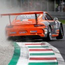 Porsche 911 GT3 Cup racing in Porsche Supercup