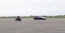 Lamborghini Aventador SVJ vs Suzuki Hayabusa