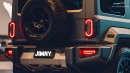 Suzuki Jimny Sierra vs Toyota Land Hopper Hybrid rendering by AutomagzPro