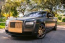 Rolls-Royce Ghost Black Badge Satin Gold Dust Sparkle