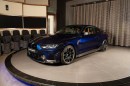 2021 BMW M4 Competition with M Performance Parts on display