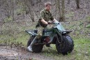 Tarus 2X2 is a Russia-made motorcycle that no obstacle can stop
