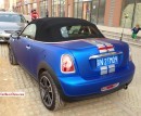 Matte Blue MINI Cooper Roadster in China