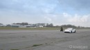 Porsche Taycan Turbo S vs. Harley-Davidson LiveWire drag race with Citroen Ami on Lovecars