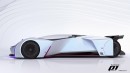 Team Fordzilla P1 global debut as scale model