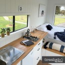 The Tea Tree tiny house is a very compact mobile home designed with traveling in mind
