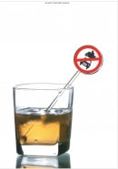 Anti drunk-driving campaign poster