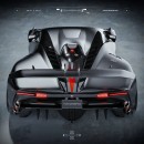 Tenebra Lamborghini Aventador CGI supercar by oct8n