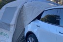 The Tentsla X1 tent is designed for the Tesla Model Y, takes full advantage of Camp Mode