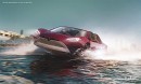 Tesla amphibious car