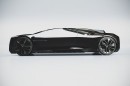 Tesla CyberAutonomous EV rendering by mattegentile