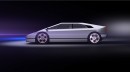 Tesla Cybercoupe render might join Cyber Lineup by Andreas Shiakas on Behance