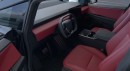 This is the first cutomized Tesla Cybertruck interior