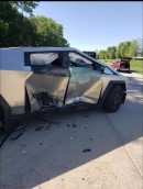 Tesla Cybertruck T-boned by a Ford Edge earlier this year
