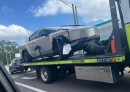 The Tesla Cybertruck was involved in a crash in Tampa, Florida