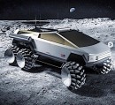 Tesla Cybertruck Moon rover
