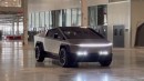 Tesla Cybertruck prototype demonstrates all-wheel steering