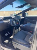 Tesla Cybertruck prototype with a new interior