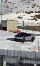 Tesla Cybertruck prototypes at SHPG testing facility in New Zealand