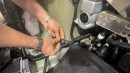 Tesla Cybertruck's frunk 48 volt wiring
