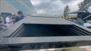 Tesla Cybertruck shows off motorized tonneau cover in action
