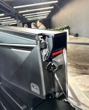 Tesla Cybertruck shows off its rear structure