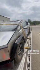 Prototype spotted after rollover crash test