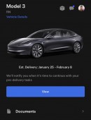 2024 Tesla Model 3 starts deliveries on January 25