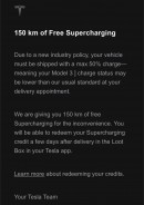Free Supercharging for empty battery