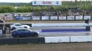 Tesla Model 3 drag races GR Supra, S4, Model S on Wheels Plus