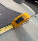 Tesla fan measured the Cybertruck's width with a tape