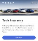 Tesla Insurance Website
