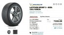 Michelin Latitude Sport 3 summer tires were at the front axle of the Tesla Model X Plaid