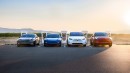 Tesla leads bot the U.S. EV market and the luxury car segment