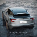 Tesla Model 3 Super GT rendering by sugardesign_1