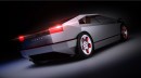 Tesla Cybercoupe render might join Cyber Lineup by Andreas Shiakas on Behance