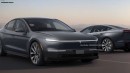 Tesla Model 2 EV rendering by Digimods DESIGN
