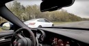 Tesla Model 3 Long Range AWD vs Alfa Romeo Giulia Quadrifoglio Verde drag race
