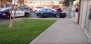 Tesla Model 3 pole crash