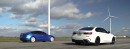 Tuned BMW M340i xDrive vs Tesla Model 3 Performance, the definition of "GAPPED" achieved. Drag Race