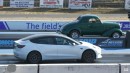 Tesla Model 3 vs Hot Rod Coupe on Wheels