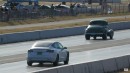 Tesla Model 3 vs Hot Rod Coupe on Wheels
