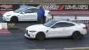 Tesla Model 3 vs BMW M4 drag race