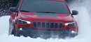 Tesla and Jeep show how fun driving in the snow can be