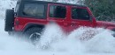 Tesla and Jeep show how fun driving in the snow can be